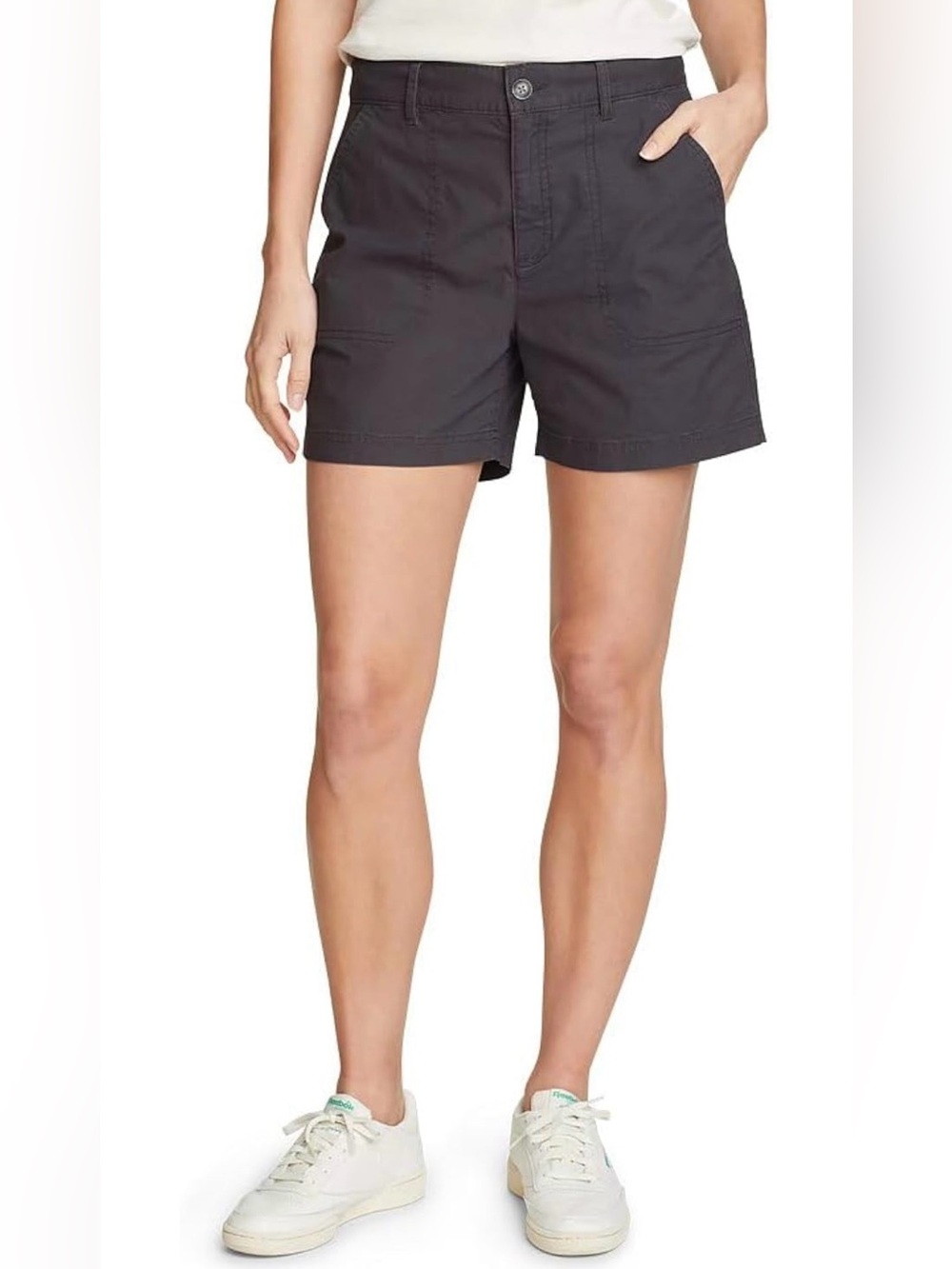 Eddie Bauer Black Utility Bermuda Shorts Size 14